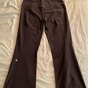 Lululemon Reversible Groove Flare Leg Yoga Pants